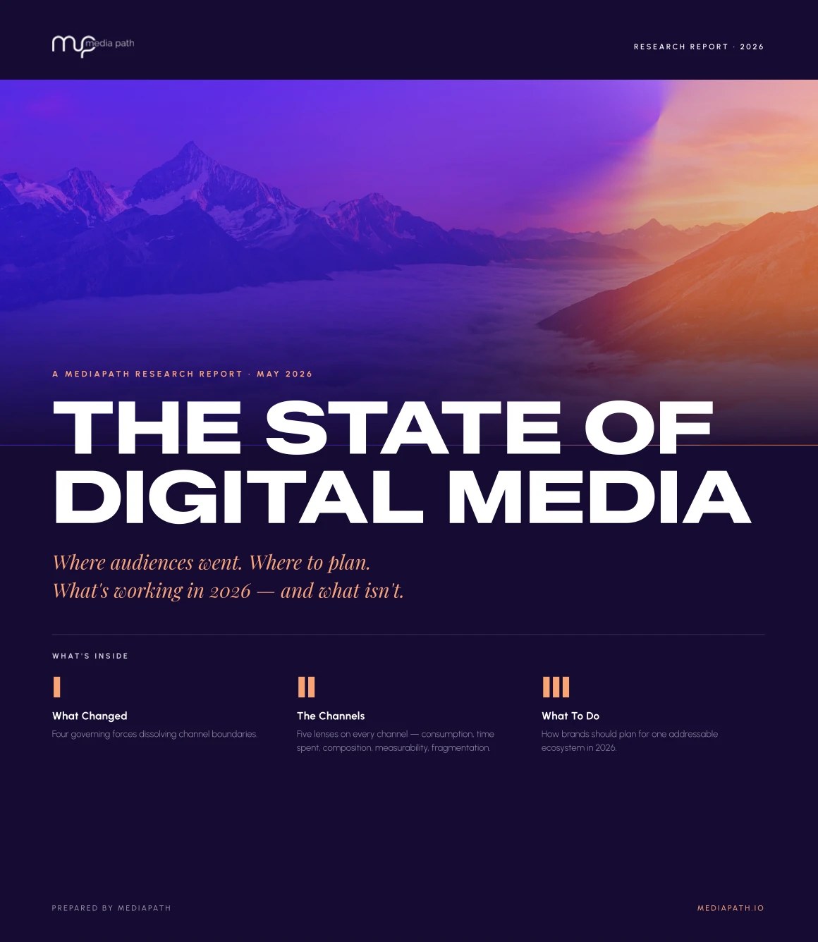 State of Digital Media 2026 report cover